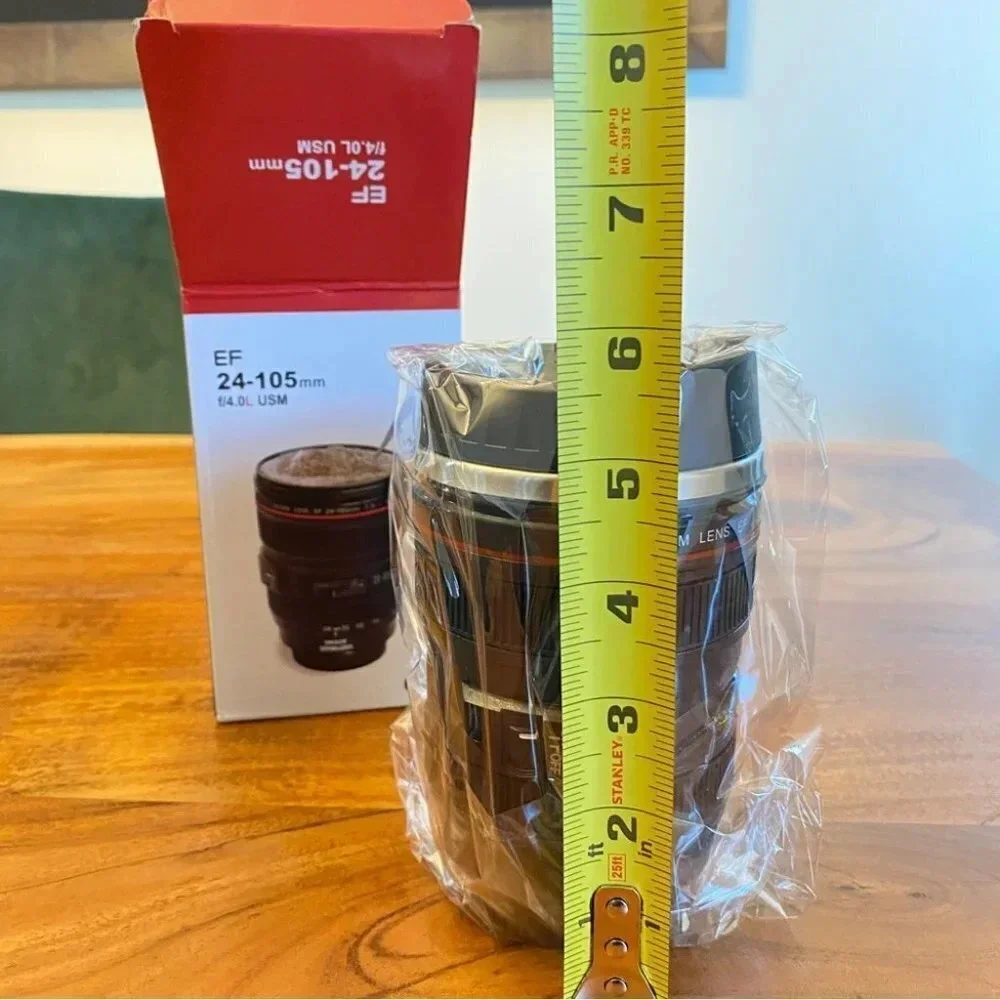 Photographer Camera Lens Coffee Tea Mug with lid - No Brand Name